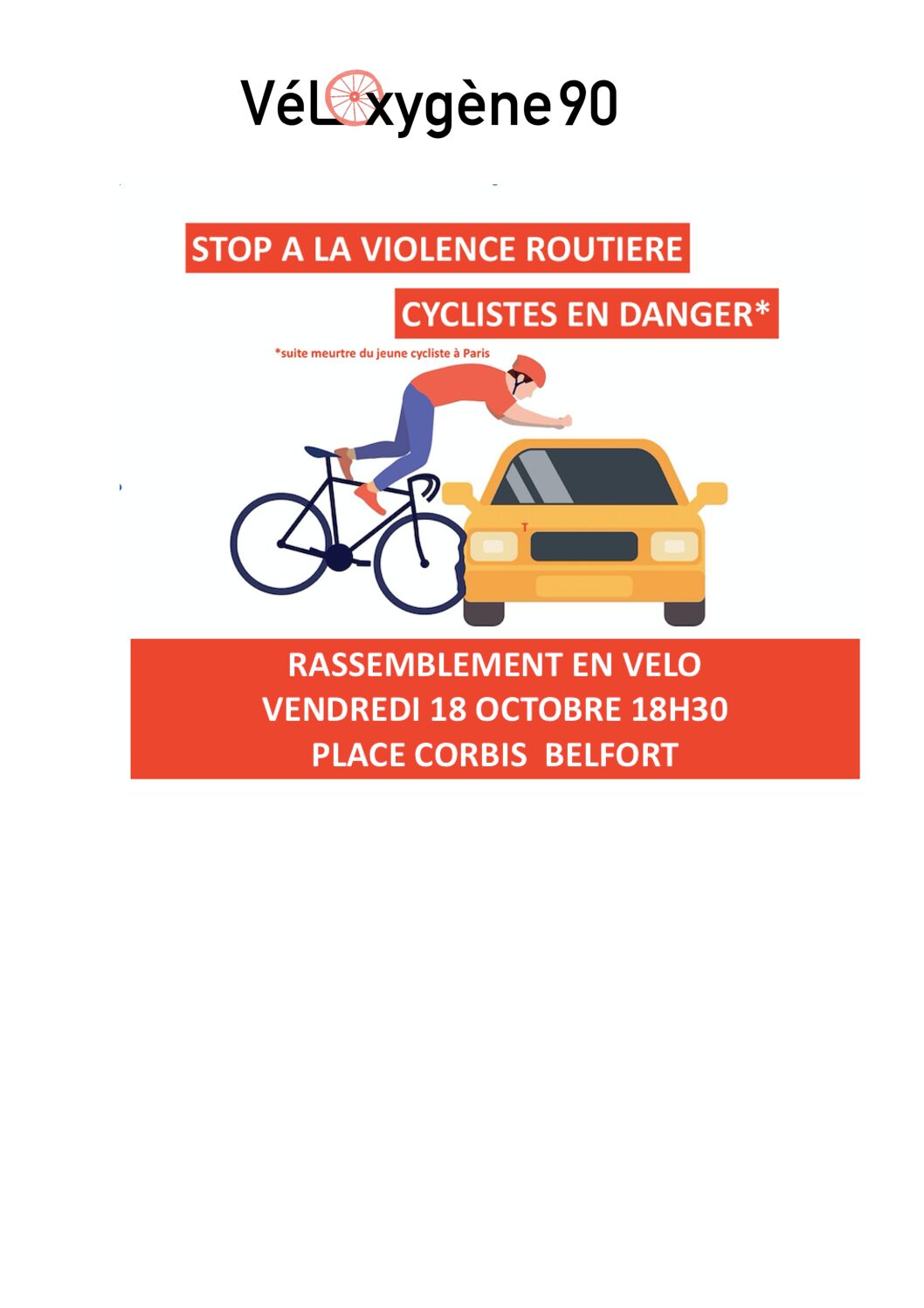 Lire la suite à propos de l’article Urgent, appel à rassemblement à vélo